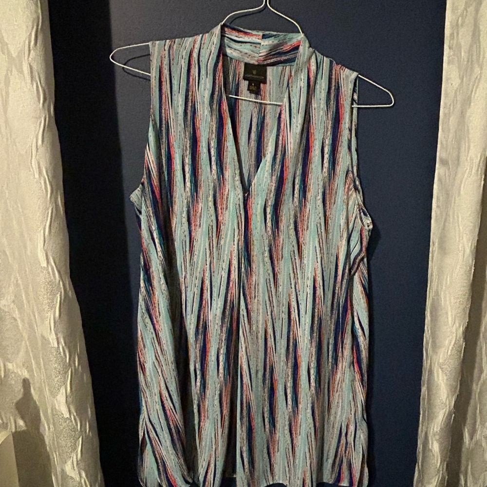 Worthington Multicolored Patterned Blouse